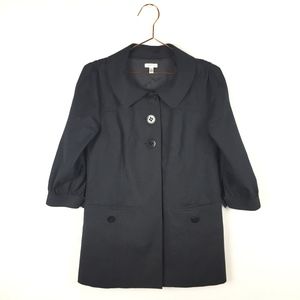 Semantiks Jacket Petite S Small Black 3/4 Sleeves